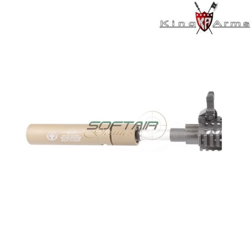 Silenziatore Tracciante Qd Mock Dark Earth Us Socom King Arms (ka-sil-83-02-de)