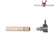 Silenziatore Tracciante Qd Mock Dark Earth Us Socom King Arms (ka-sil-83-02-de)
