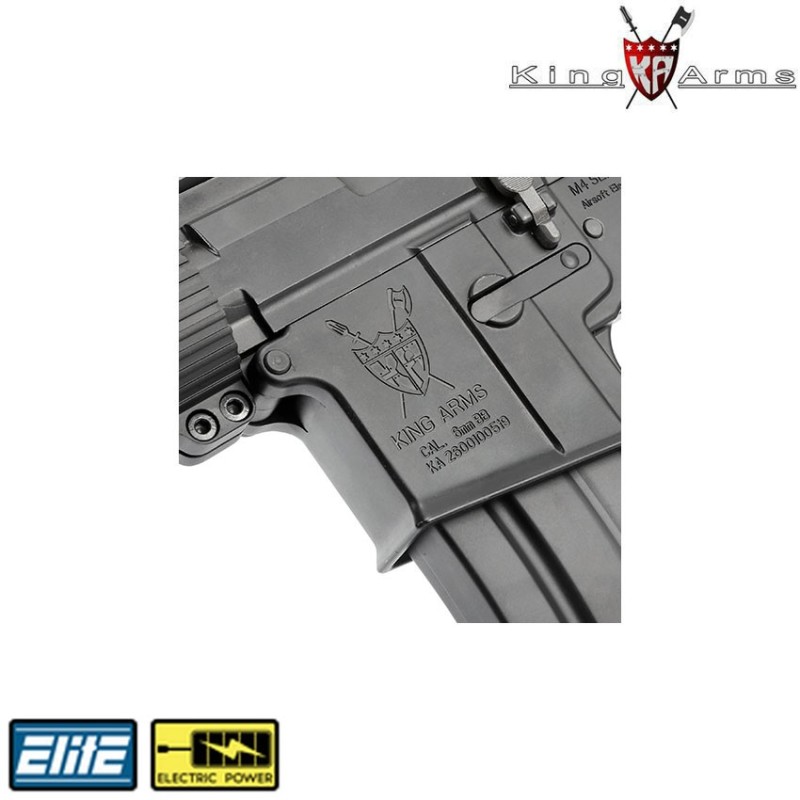Fucile Elettrico Tws Alpha Cqb Aeg Black King Arms (ka-ag-157)
