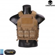 Low Profile 420 Vest Carrier Coyote Brown Emerson (em7362cb)