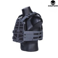 Plate Carrier Frame Vest Ss Fac Tactical Style Wolf Gray Emerson (em7364wg)