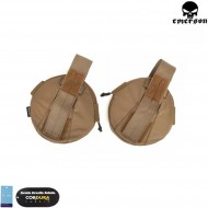 Set 2 Armor Pad Da Spalla Coyote Brown Per Tactical Vest Emerson (em7331cb)