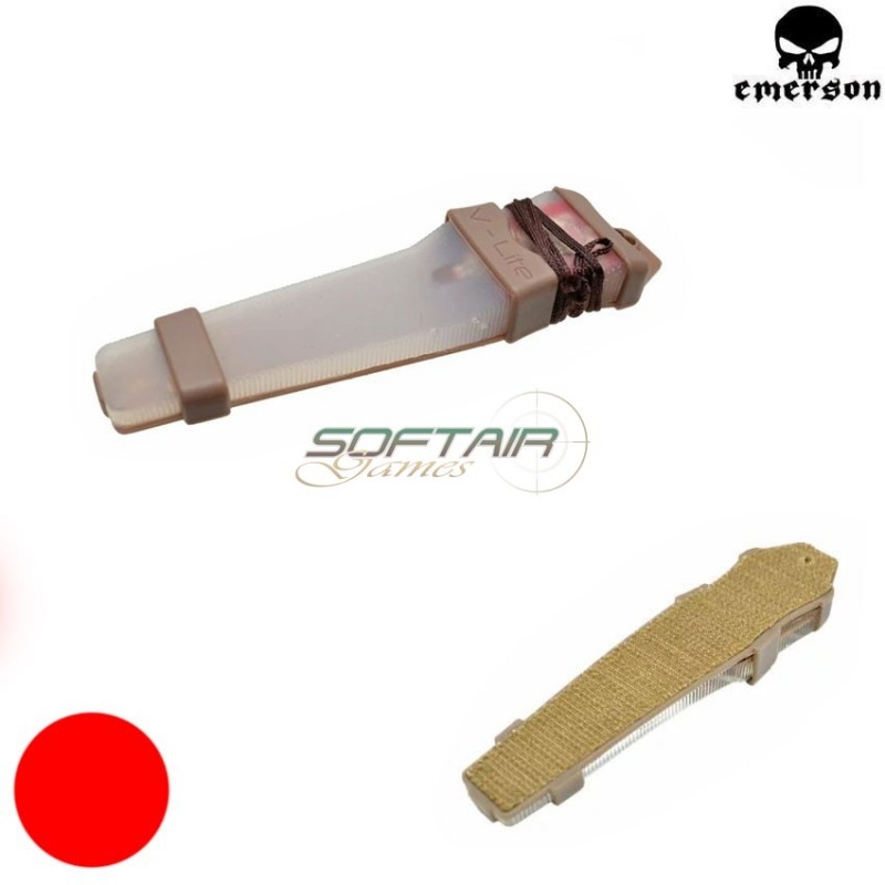 Light Stick Dark Earth V-lite Red Emerson (em8444a)