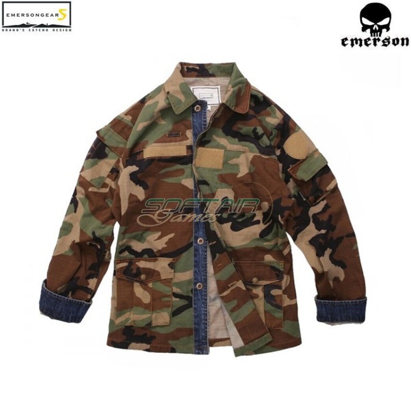 Giacca Bdu Vintage Style Woodland Uomo Emerson (ems6870) Giacca Bdu Vintage Style Woodland Uomo Emerson (ems6870)