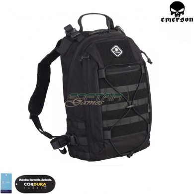 Assault Tactical Backpack Black Emerson (em5818b)