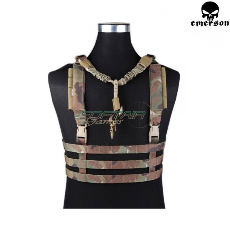 Low Profile Chest Rig Molle System Multicam Emerson (em7452)