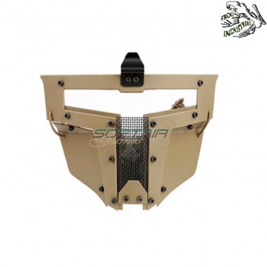 Maschera Facciale Lente Clear Type 2 Spt Coyote Frog Industries® (fi-wo-ma104-tan)