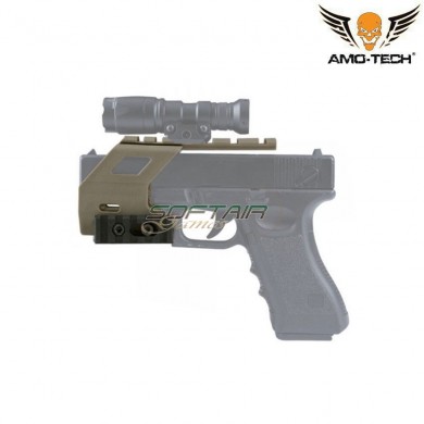 Rail Base System For Pistol Glock 17/18/19 Dark Earth Amo-tech® (amt-wo-gb49-de)