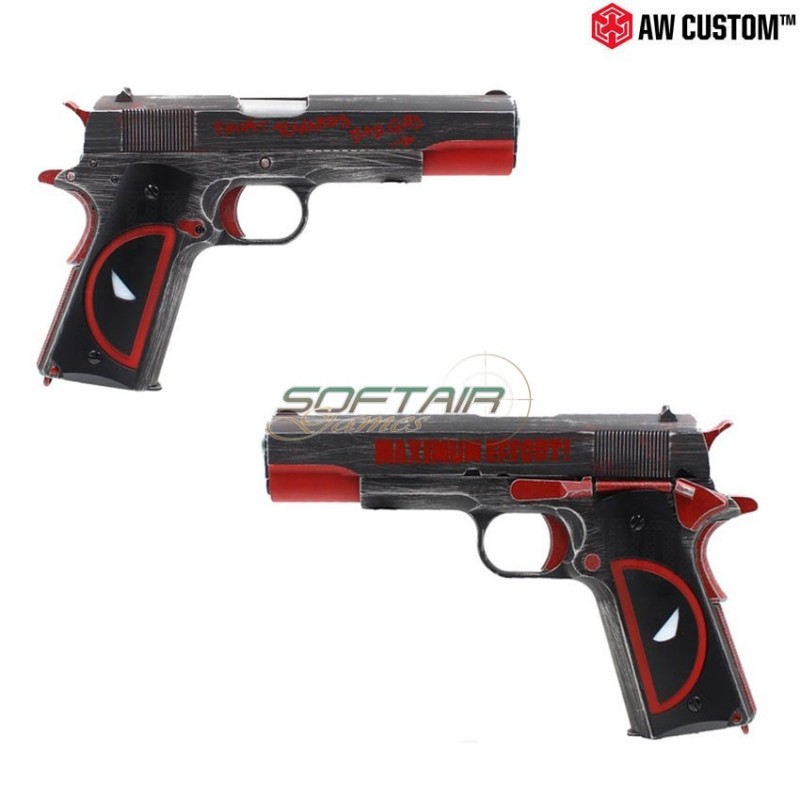 Pistola A Gas "μολων Λαβε Deadpool" 1911 Scarrellante Armorer Works (aw-110763)