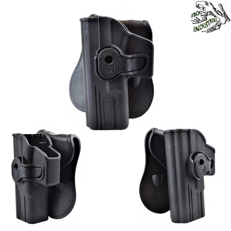 Fondina Rigida Sinistra Glock Series Black Frog Industries® (fi-wo-gb42l-bk)