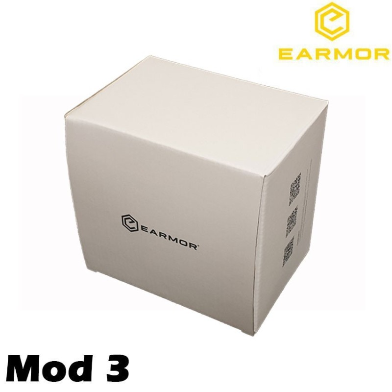 M31 Mod3 Cuffie Tactical Hearing Protection Ear-muff Coyote Brown Earmor (ea-m31-cb-mod3)