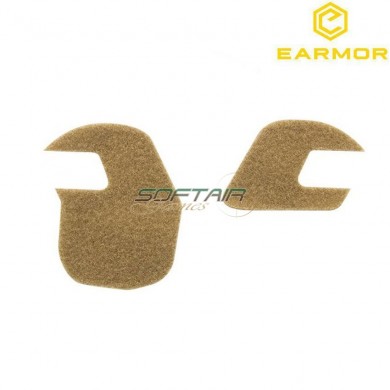 Set Velcro Stickers coyote brown For Headset M31/m32/m32h Earmor (ea-s14-cb)