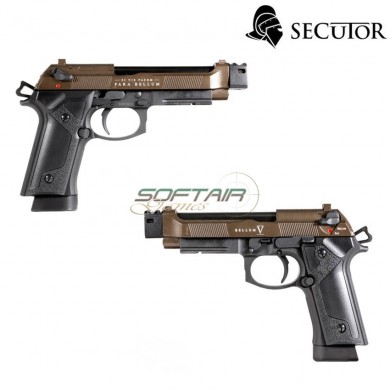 Co2 Pistol Bellum V M9 Custom Bronze/black Secutor (sr-110797)