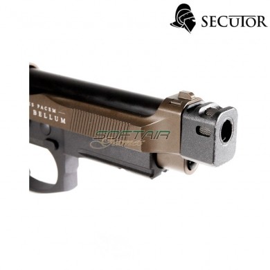 Co2 Pistol Bellum V M9 Custom Bronze/black Secutor (sr-110797)