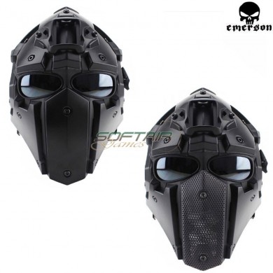 Ronin Style Black Deluxe Full Mask Ventilated W/nvg Mount Emerson (em6646b)