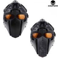Ronin Style Black Deluxe Full Mask Ventilated W/nvg Mount Emerson (em6646b)