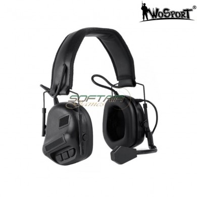 Headset With Microphone 5th Generation Black Without Reduction & Pickup Of Sound Wosport (wo-hd08b)