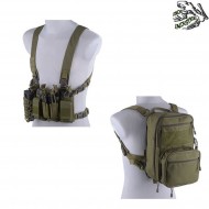 Combo Hs Style Fast Chest Rig & Flatpack Olive Drab Frog Frog Industries® (fi-hs-style-co-od) Combo Hs Style Fast Chest Rig & Flatpack Olive Drab Frog Frog Industries® (fi-hs-style-co-od)