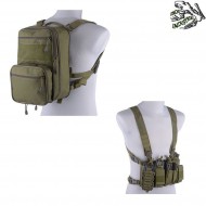 Combo Hs Style Fast Chest Rig & Flatpack Olive Drab Frog Frog Industries® (fi-hs-style-co-od) Combo Hs Style Fast Chest Rig & Flatpack Olive Drab Frog Frog Industries® (fi-hs-style-co-od)