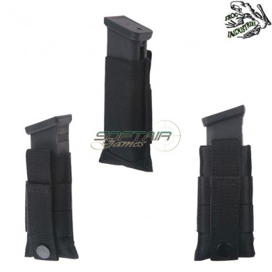 Tasca Caricatori Pistola Singola Elastica Black Frog Industries® (fi-019538-bk)