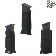 Single Elastic Pistol Magazines Pouch Black Frog Industries® (fi-019538-bk)