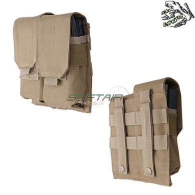 Double Magazines Pouch M4/ak Coyote Frog Industries® (fi-000573-tan)