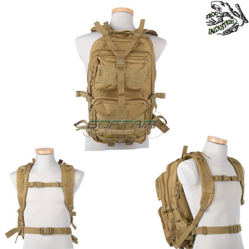 Zaino Mantis Tactical 3-day Coyote Frog Industries® (fi-016484-tan) Zaino Mantis Tactical 3-day Coyote Frog Industries® (fi-016484-tan)