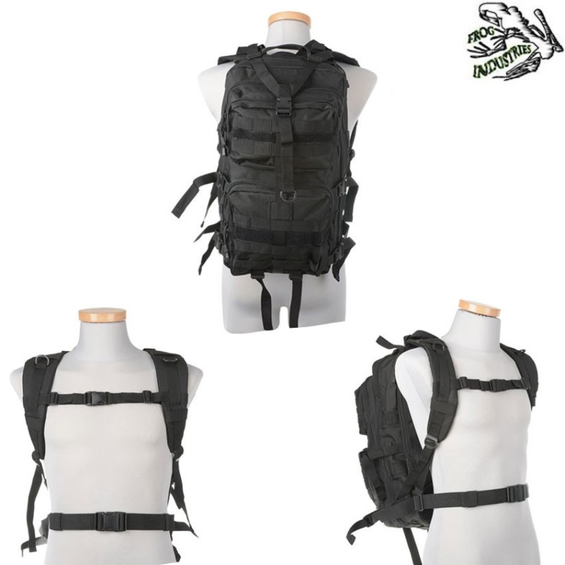 Mantis Tactical Backpack 3-day Black Frog Industries® (fi-016483-bk) Mantis Tactical Backpack 3-day Black Frog Industries® (fi-016483-bk)