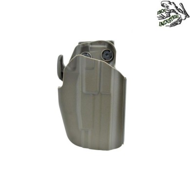 Universal Rigid Holster Right Coyote 5x79 Small Type Frog Industries® (fi-wo-gb34t-cb)