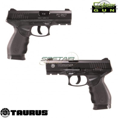 Pistola A Co2 Pt24/7 Taurus Metal Slide Black Cybergun (210303)