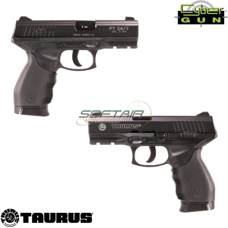 Pistola A Co2 Pt24/7 Taurus Metal Slide Black Cybergun (210303) Pistola A Co2 Pt24/7 Taurus Metal Slide Black Cybergun (210303)