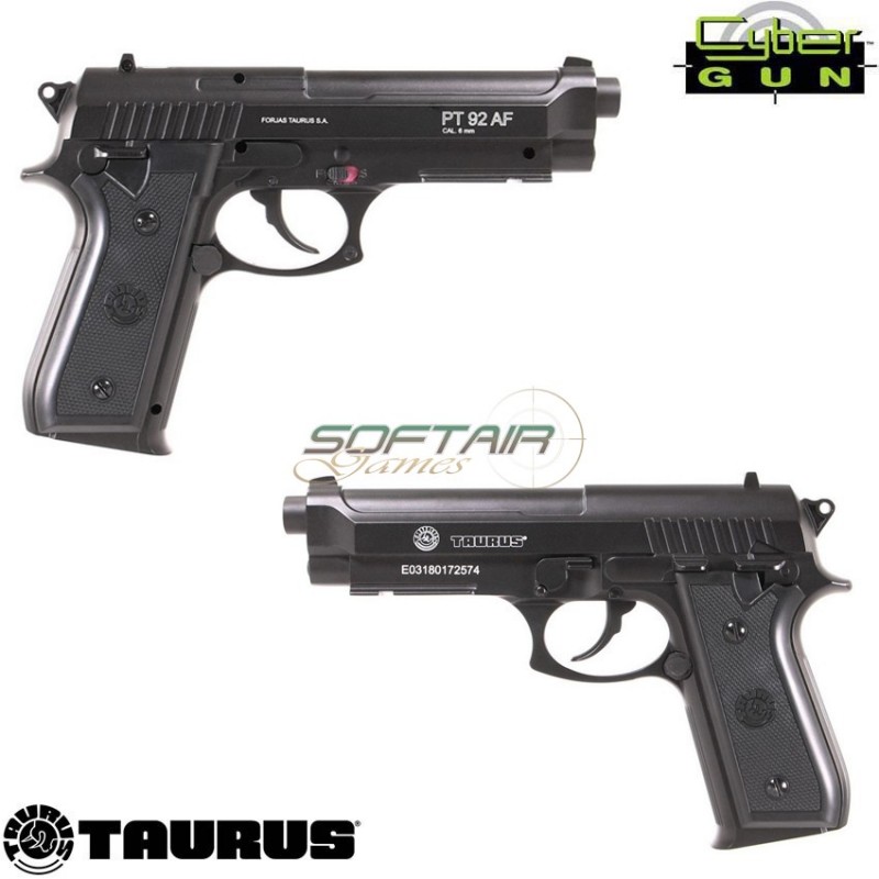Co2 Pistol Pt92 Taurus Black Cybergun (210308) - Softair