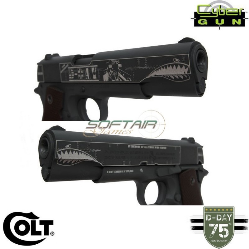 Pistola A Co2 Colt 1911 75th D-day Anniversary Cybergun (180575)