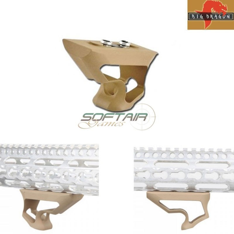 Grip Keymod System Short Angled Dark Earth Big Dragon (bd8995t)