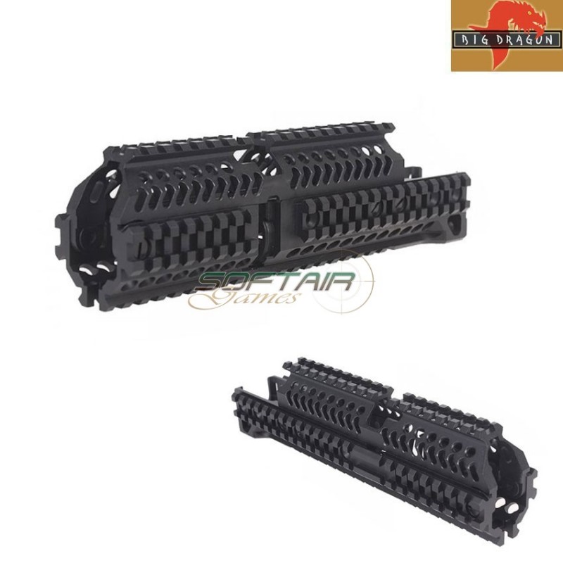 Handguard Full Ris Completo Per Ak47 Black Big Dragon (bd9263)