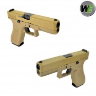 Pistola A Gas Glock 17 G17 Gen.5 Tan Gbb We (we-110736/we00428) Pistola A Gas Glock 17 G17 Gen.5 Tan Gbb We (we-110736/we00428)