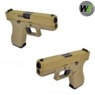 Pistola A Gas Glock 19 G19 Gen.5 Tan Gbb We (we-110738) Pistola A Gas Glock 19 G19 Gen.5 Tan Gbb We (we-110738)