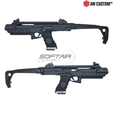 Tactical Conversion Kit & Gas Pistol G18 Hex Custom Black Armorer Works (aw-211787)