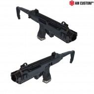 Tactical Conversion Kit & Gas Pistol G18 Hex Custom Black Armorer Works (aw-211787)