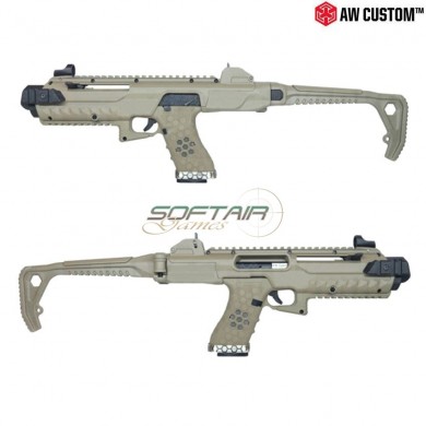 Tactical Conversion Kit & Pistola A Gas G18 Hex Custom Dark Earth Armorer Works (aw-211789)