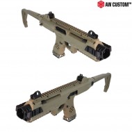 Tactical Conversion Kit & Pistola A Gas G18 Hex Custom Dark Earth Armorer Works (aw-211789)