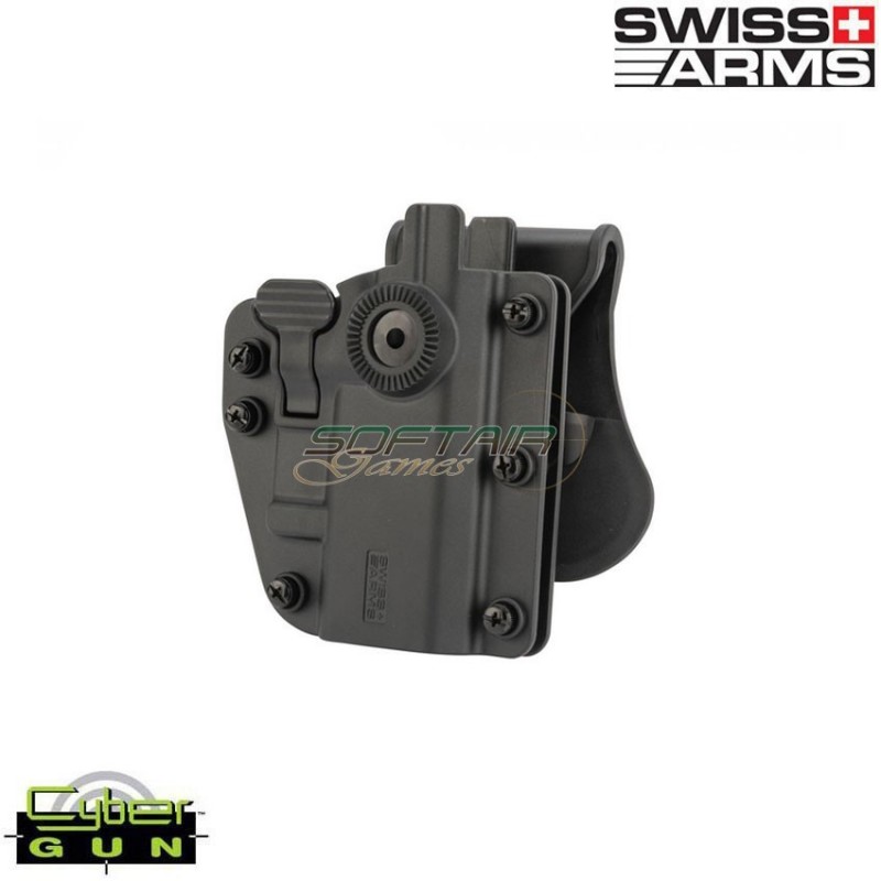 Fondina Adapt-x Cqc Ambidestra Universale Black Swiss Arms (603659)