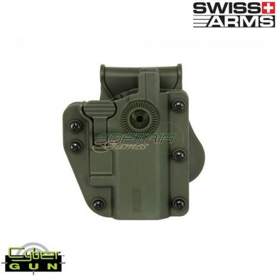 Fondina Adapt-x Cqc Ambidestra Universale Od Green Swiss Arms (603672)