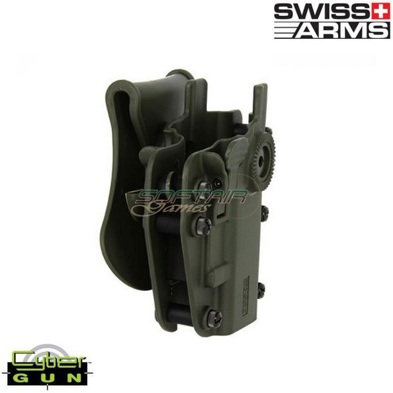 Fondina Adapt-x Cqc Ambidestra Universale Od Green Swiss Arms (603672)