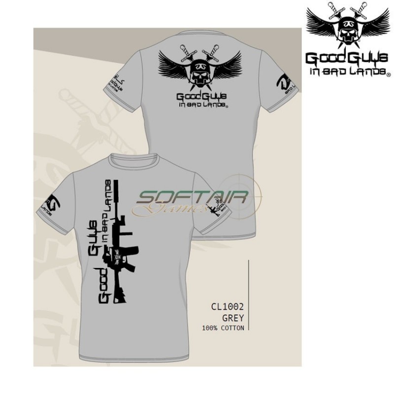 T-shirt Standard Grey Good Guys In Bad Lands (ggbl-cl1002) T-shirt Standard Grey Good Guys In Bad Lands (ggbl-cl1002)