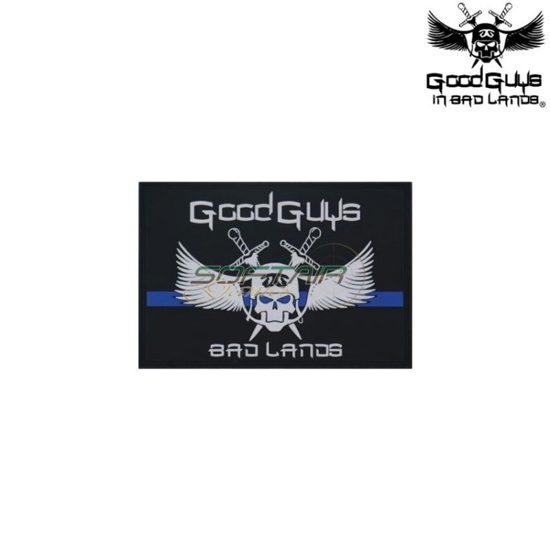 Patch 3d Pvc Thin Blue Line Good Guys In Bad Lands (ggbl-ph3005)