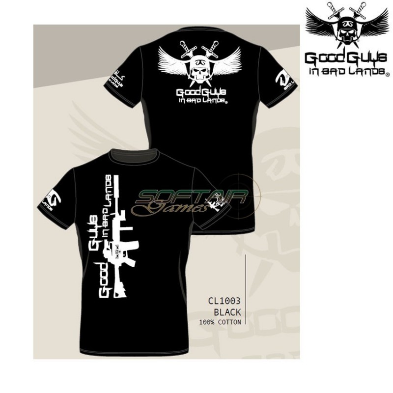 T-shirt Standard Black Good Guys In Bad Lands (ggbl-cl1003) T-shirt Standard Black Good Guys In Bad Lands (ggbl-cl1003)