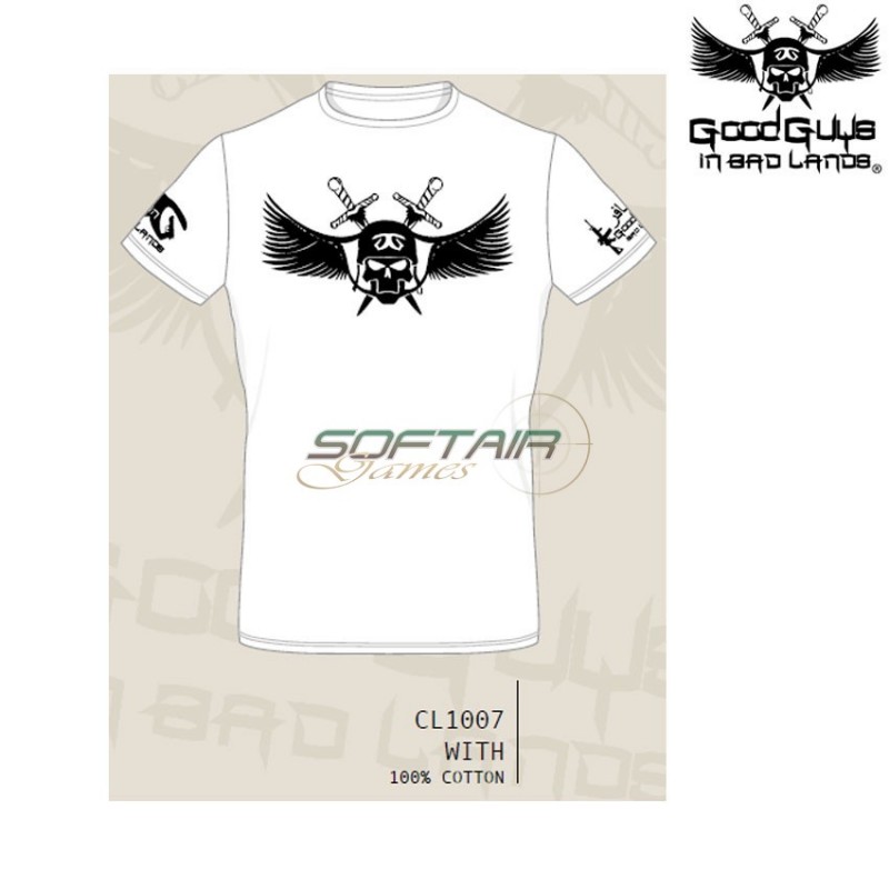T-shirt Vintage White Good Guys In Bad Lands (ggbl-cl1007) T-shirt Vintage White Good Guys In Bad Lands (ggbl-cl1007)