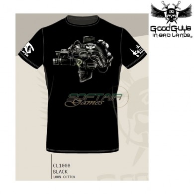 T-shirt Specops Black Good Guys In Bad Lands (ggbl-cl1008)