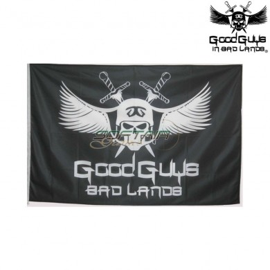 Flag 150x85cm Black Good Guys In Bad Lands (ggbl-ga2006)